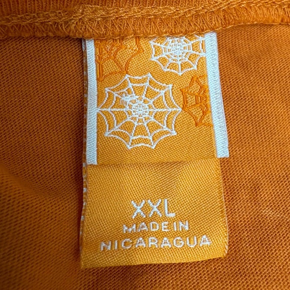 NWT Women’s Orange Happy Halloween Pumpkin Shirt | Size XXL - Picture 5 of 6